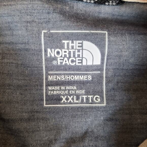 The North Face Flannel Shirt White Red Blue Plaid Pockets Cotton Men’s XXLARGE - Picture 4 of 8